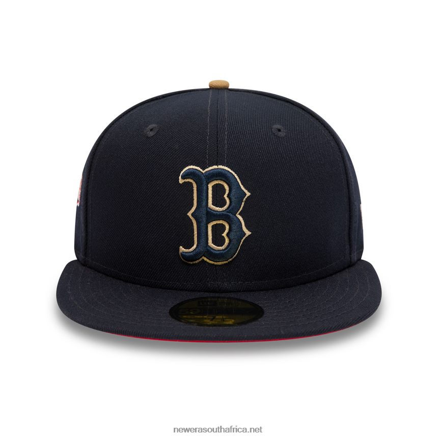 Boston Red Sox Fall Colours Navy 59FIFTY Fitted Cap New Era TRBRBN814