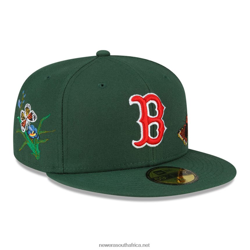 Boston Red Sox Felt x MLB Dark Green 59FIFTY Fitted Cap New Era TRBRBN1171