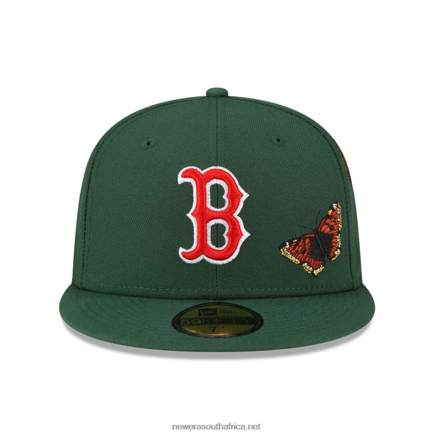 Boston Red Sox Felt x MLB Dark Green 59FIFTY Fitted Cap New Era TRBRBN1171