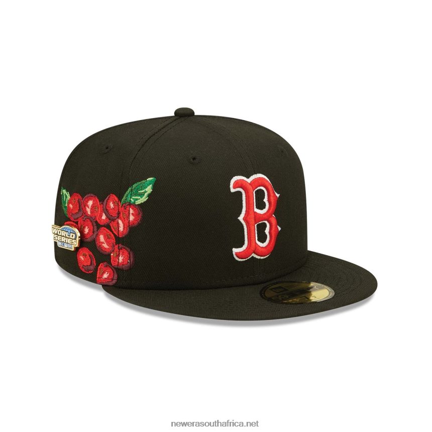 Boston Red Sox Fruit Black 59FIFTY Fitted Cap New Era TRBRBN897