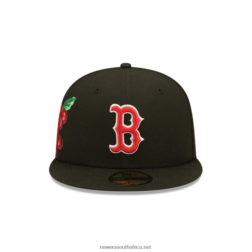 Boston Red Sox Fruit Black 59FIFTY Fitted Cap New Era TRBRBN897