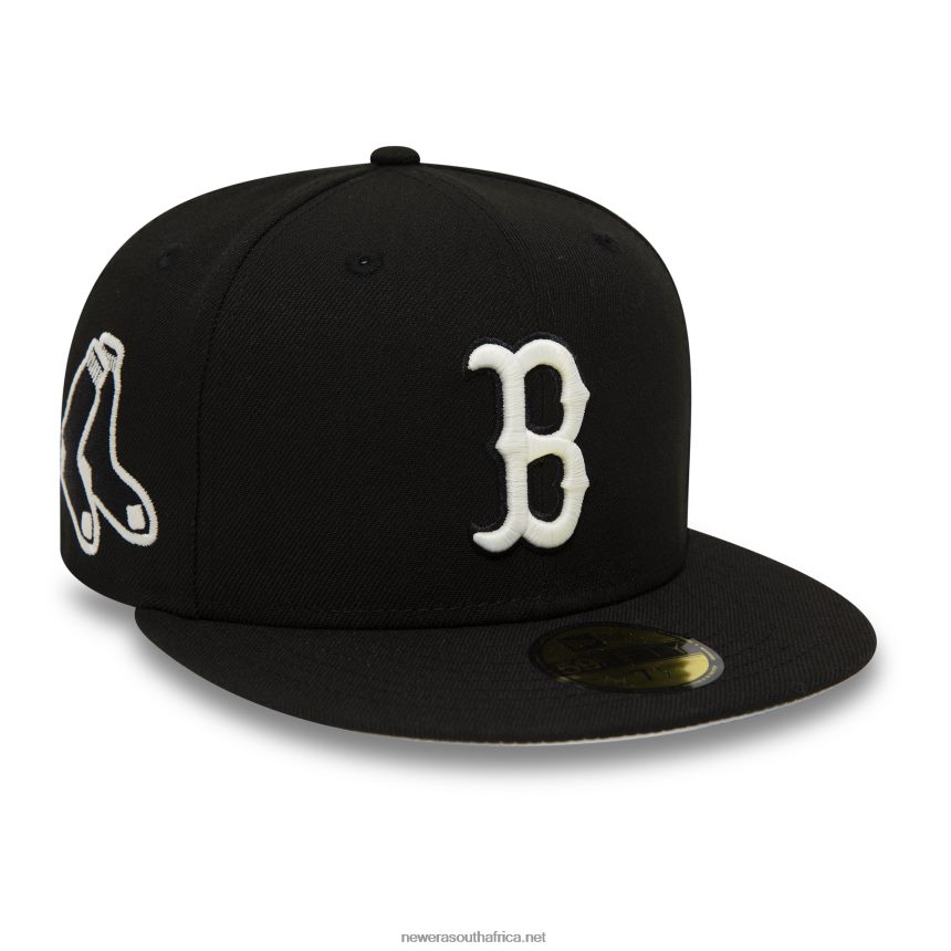 Boston Red Sox Glow in the Dark Black 59FIFTY Fitted Cap New Era TRBRBN769