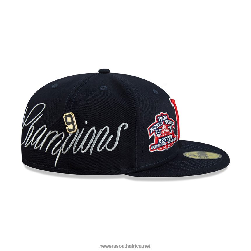Boston Red Sox Historic Champs Navy 59FIFTY Fitted Cap New Era TRBRBN643