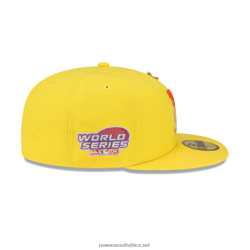 Boston Red Sox Icy Pop Bright Yellow 59FIFTY Fitted Cap New Era TRBRBN172
