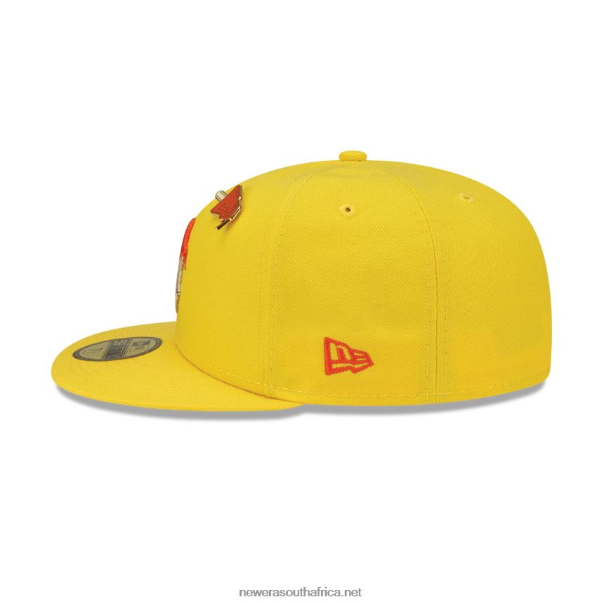 Boston Red Sox Icy Pop Bright Yellow 59FIFTY Fitted Cap New Era TRBRBN172