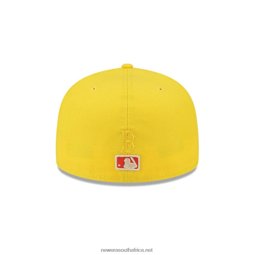 Boston Red Sox Icy Pop Bright Yellow 59FIFTY Fitted Cap New Era TRBRBN172