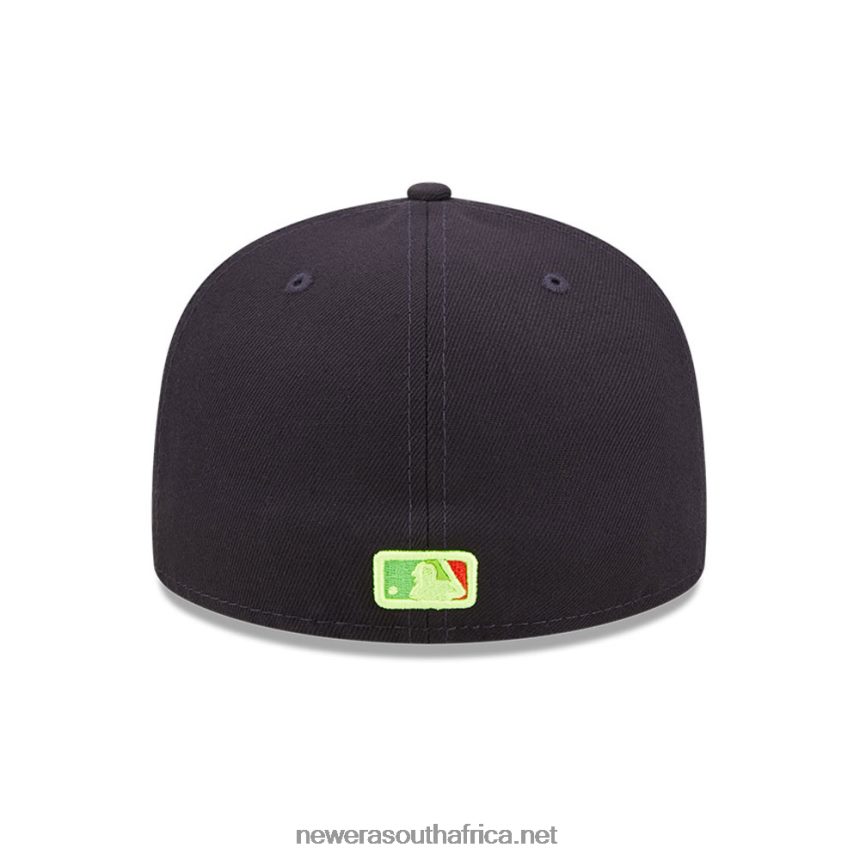 Boston Red Sox Infrared Navy 59FIFTY Fitted Cap New Era TRBRBN1367