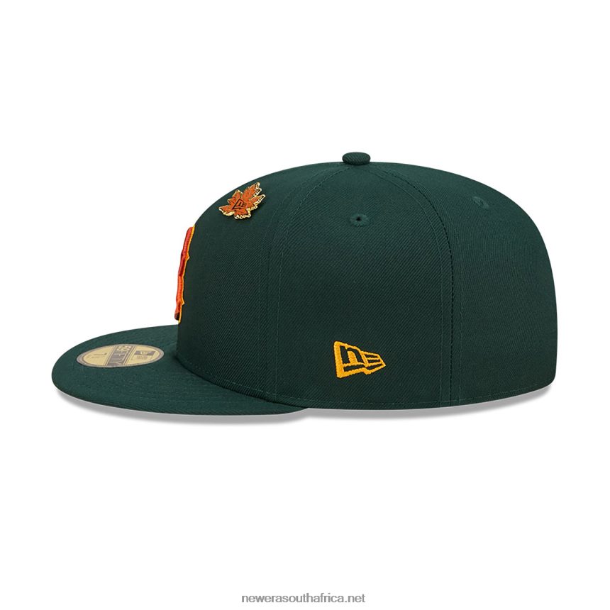 Boston Red Sox Leafy Dark Green 59FIFTY Fitted Cap New Era TRBRBN713