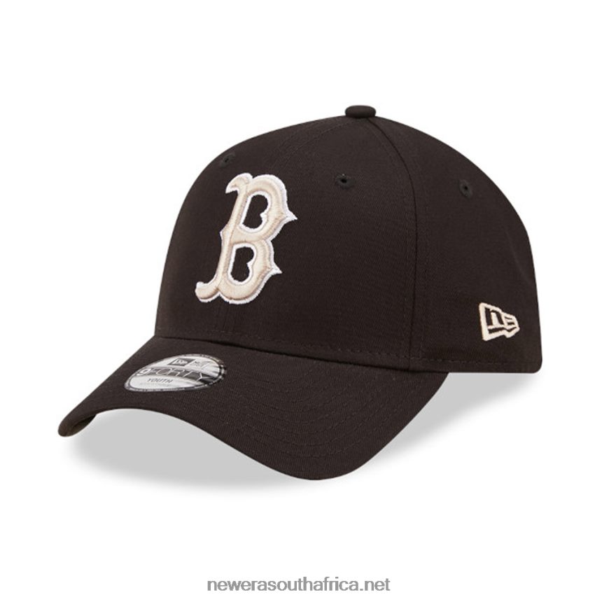 Boston Red Sox League Essential Kids Black 9FORTY Adjustable Cap New Era TRBRBN1769