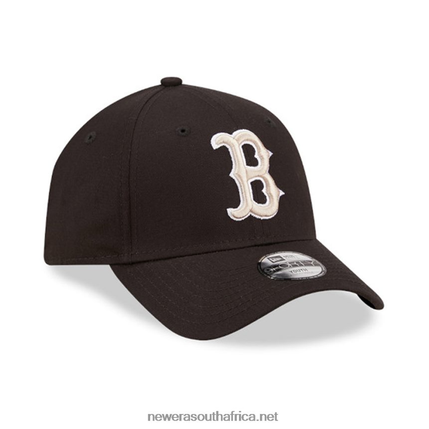 Boston Red Sox League Essential Kids Black 9FORTY Adjustable Cap New Era TRBRBN1769