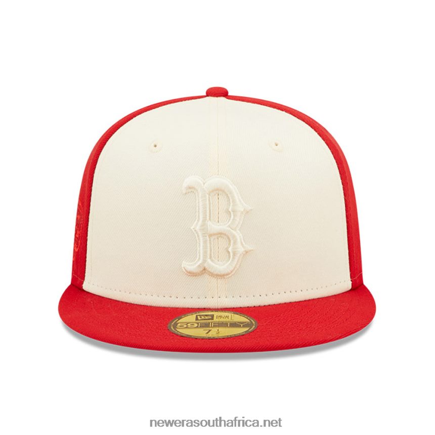 Boston Red Sox MLB 2-Tone Red 59FIFTY Fitted Cap New Era TRBRBN1195