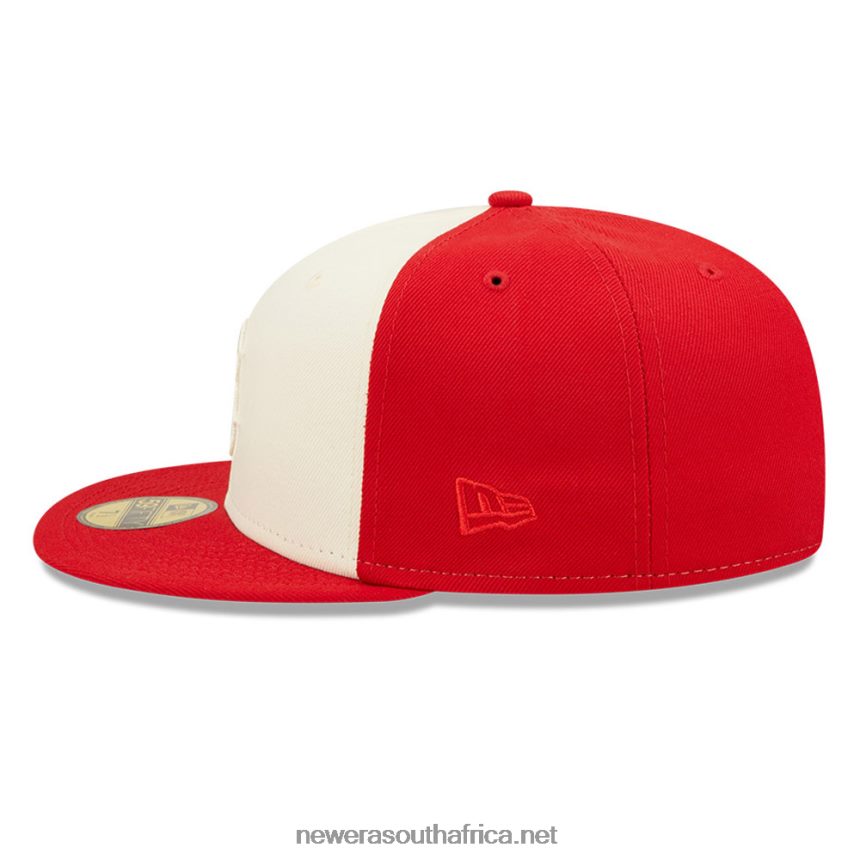 Boston Red Sox MLB 2-Tone Red 59FIFTY Fitted Cap New Era TRBRBN1195