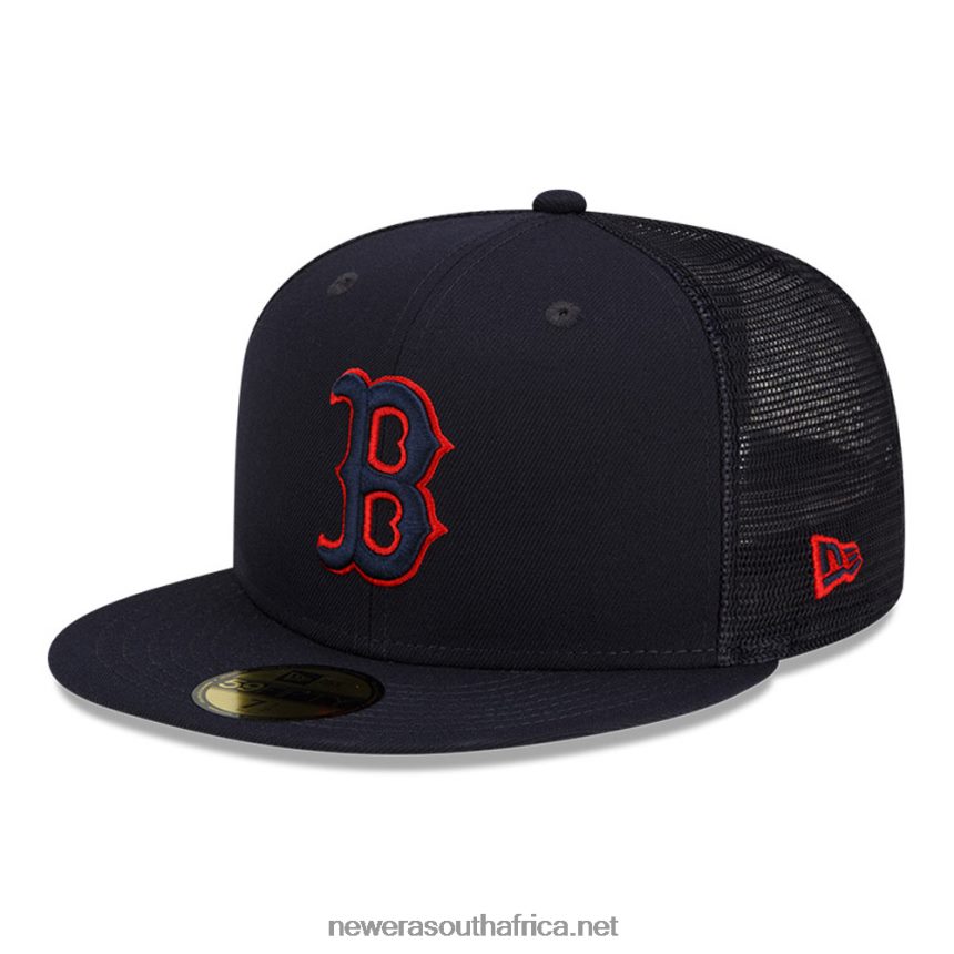 Boston Red Sox MLB Batting Practice Navy 59FIFTY Cap New Era TRBRBN1043