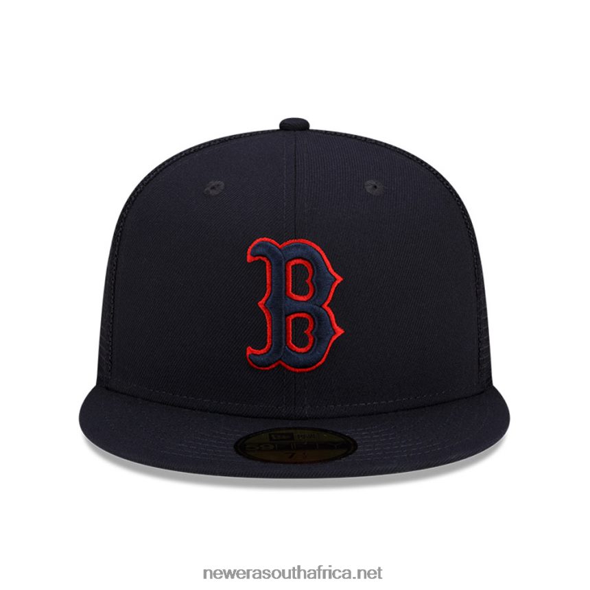 Boston Red Sox MLB Batting Practice Navy 59FIFTY Cap New Era TRBRBN1043