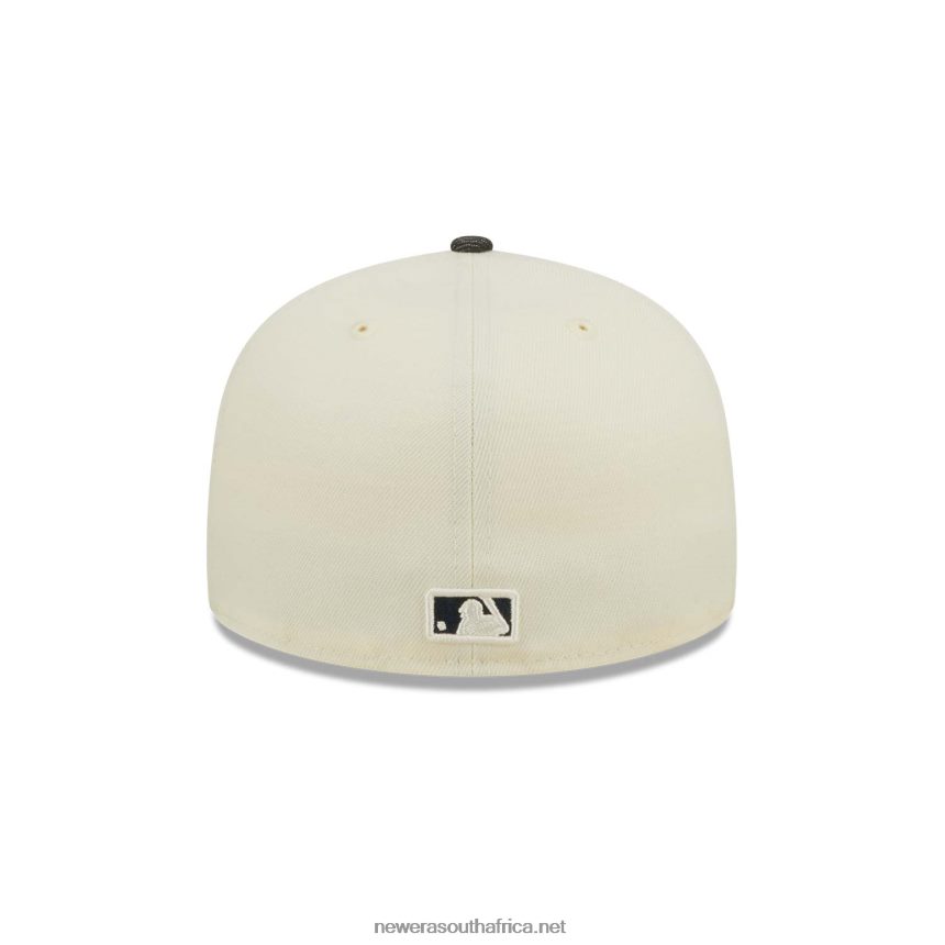 Boston Red Sox MLB Black Denim Chrome White 59FIFTY Fitted Cap New Era TRBRBN600