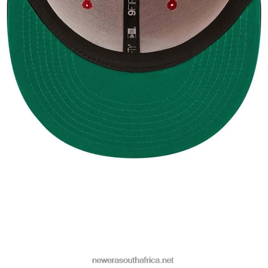 Boston Red Sox MLB Black Letter Arch Red 9FIFTY Snapback Cap New Era TRBRBN2093