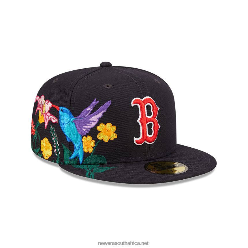 Boston Red Sox MLB Blooming Navy 59FIFTY Fitted Cap New Era TRBRBN825