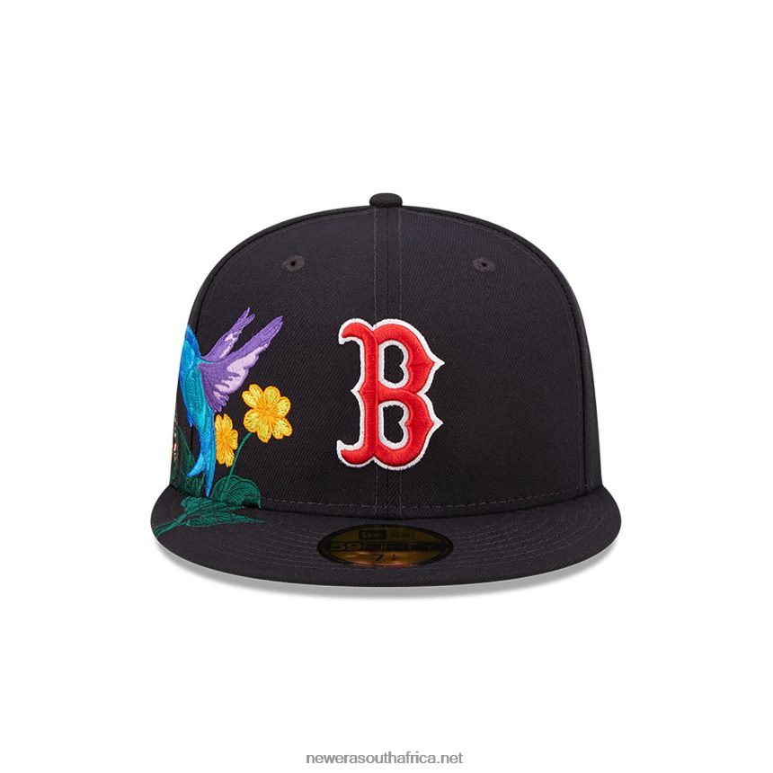 Boston Red Sox MLB Blooming Navy 59FIFTY Fitted Cap New Era TRBRBN825