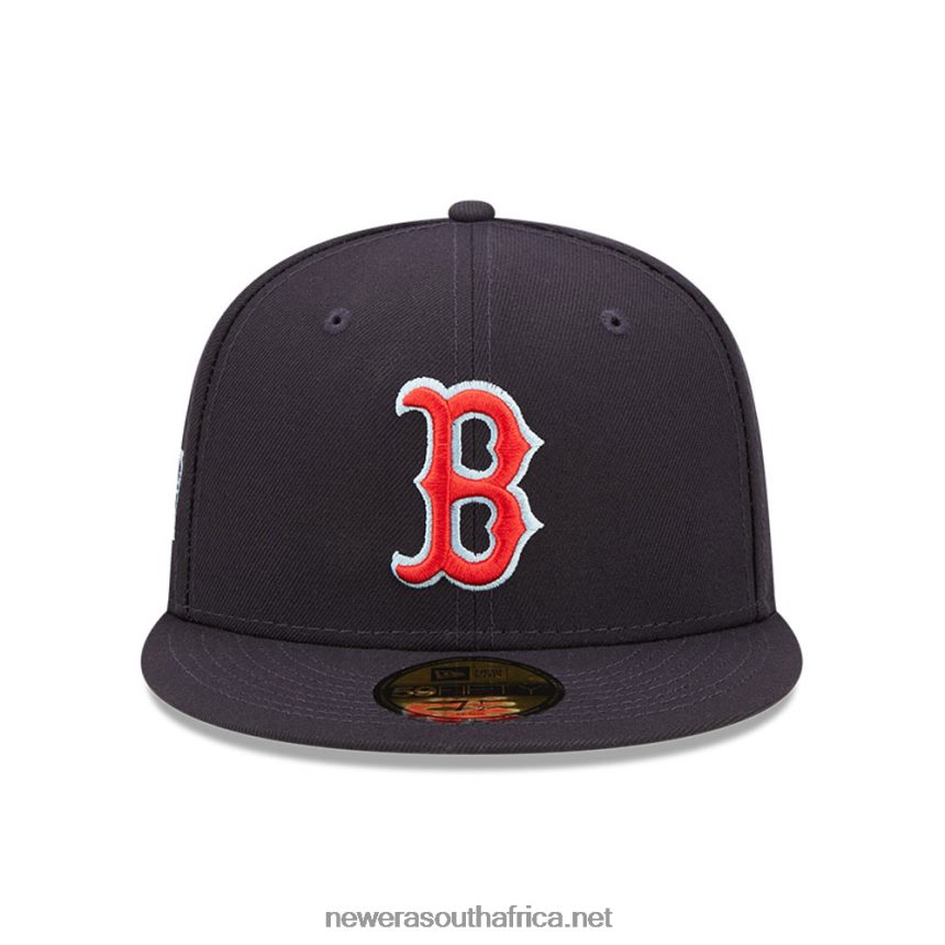 Boston Red Sox MLB Cloud Navy 59FIFTY Fitted Cap New Era TRBRBN484