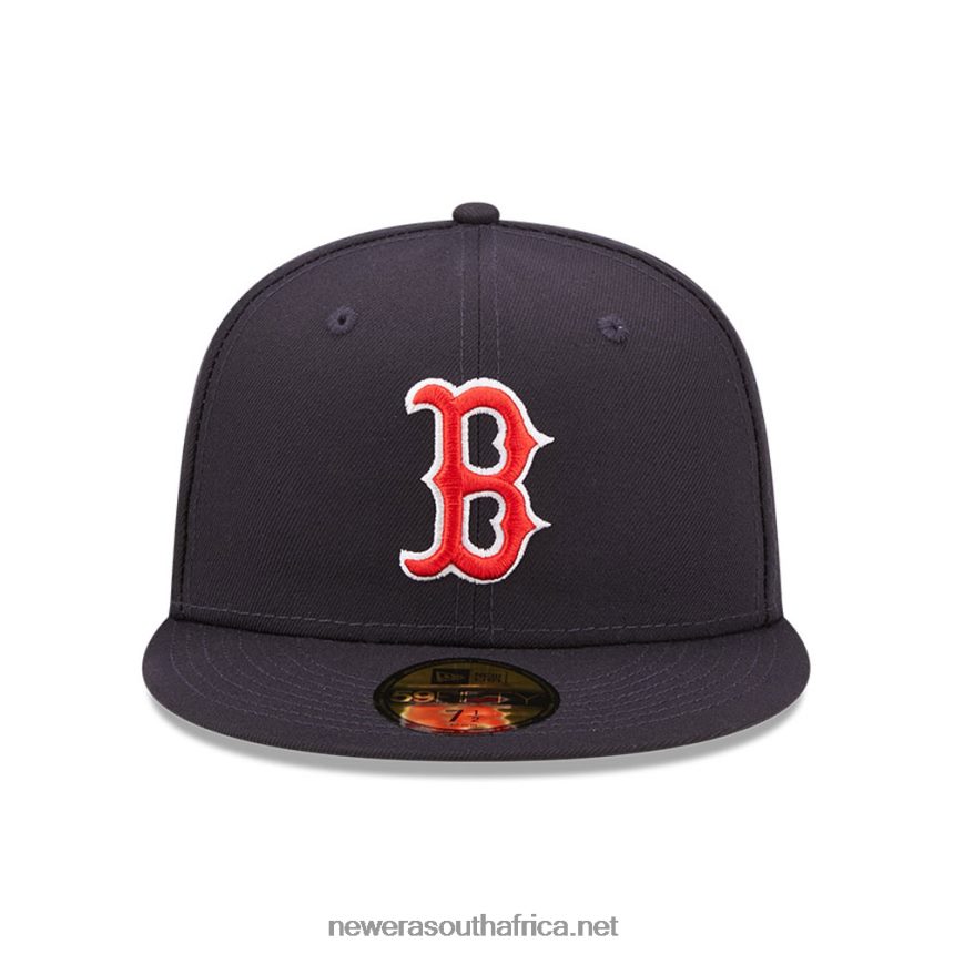 Boston Red Sox MLB Cloud Navy 59FIFTY Fitted Cap New Era TRBRBN968