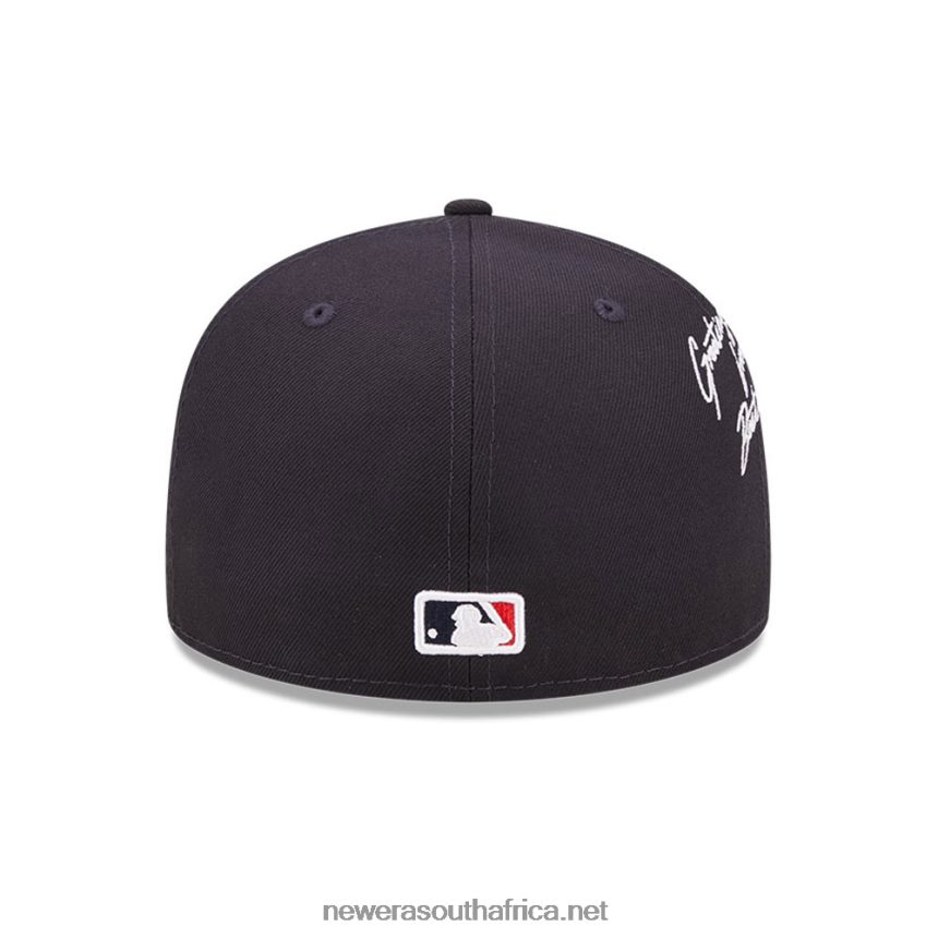 Boston Red Sox MLB Cloud Navy 59FIFTY Fitted Cap New Era TRBRBN968