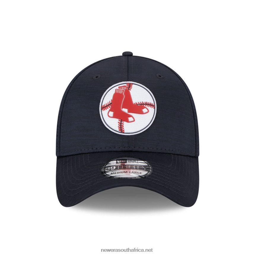 Boston Red Sox MLB Clubhouse Blue 39THIRTY Stretch Fit Cap New Era TRBRBN2165
