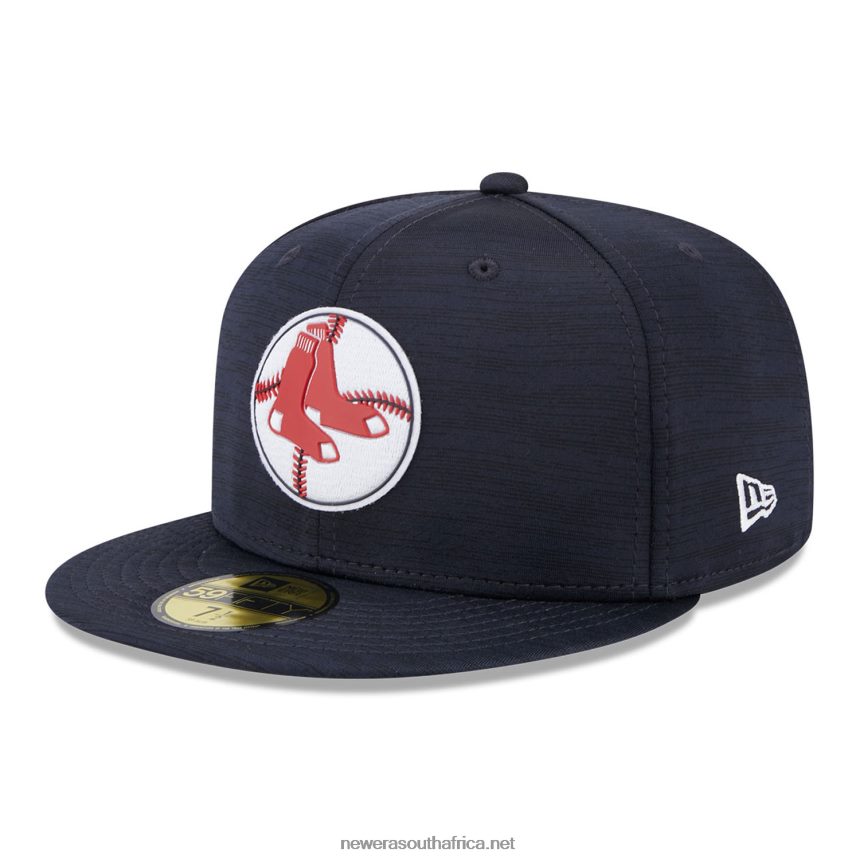 Boston Red Sox MLB Clubhouse Blue 59FIFTY Fitted Cap New Era TRBRBN196