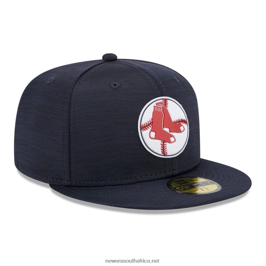 Boston Red Sox MLB Clubhouse Blue 59FIFTY Fitted Cap New Era TRBRBN196