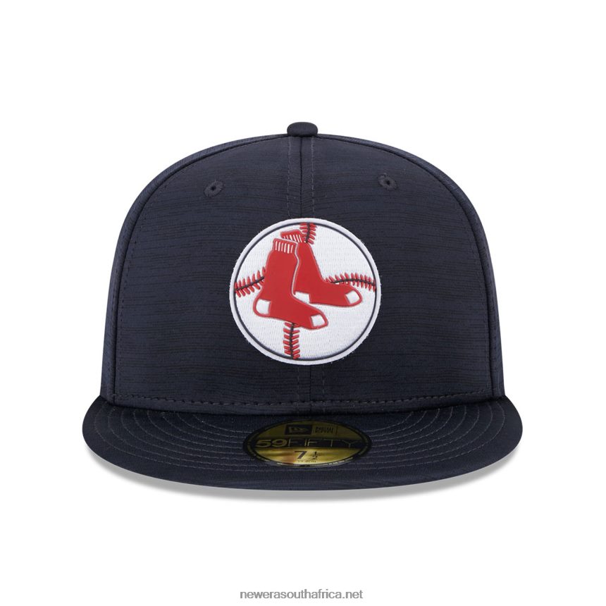 Boston Red Sox MLB Clubhouse Blue 59FIFTY Fitted Cap New Era TRBRBN196