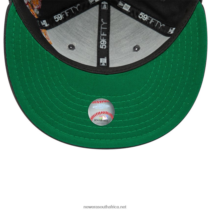 Boston Red Sox MLB Floral Dark Grey 59FIFTY Fitted Cap New Era TRBRBN381