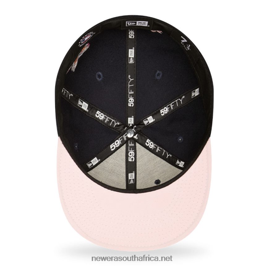 Boston Red Sox MLB Flower Navy 59FIFTY Fitted Cap New Era TRBRBN169