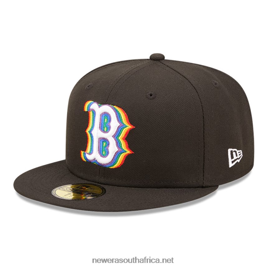 Boston Red Sox MLB Prismatic Black 59FIFTY Fitted Cap New Era TRBRBN1324