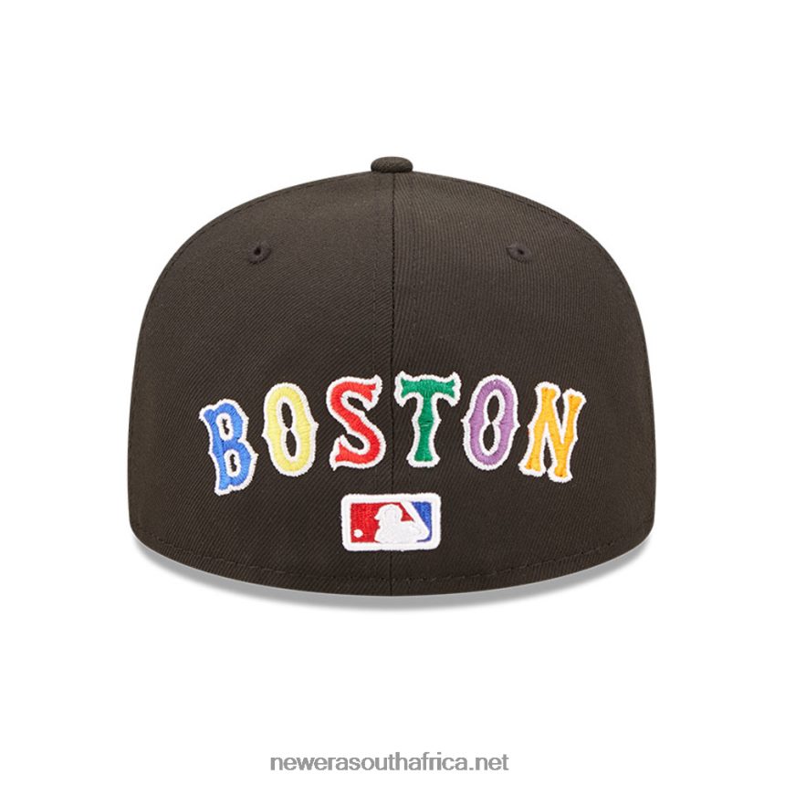 Boston Red Sox MLB Prismatic Black 59FIFTY Fitted Cap New Era TRBRBN1324