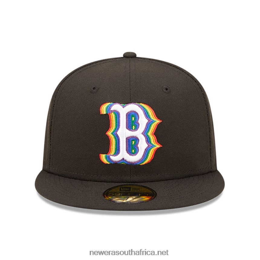Boston Red Sox MLB Prismatic Black 59FIFTY Fitted Cap New Era TRBRBN1324