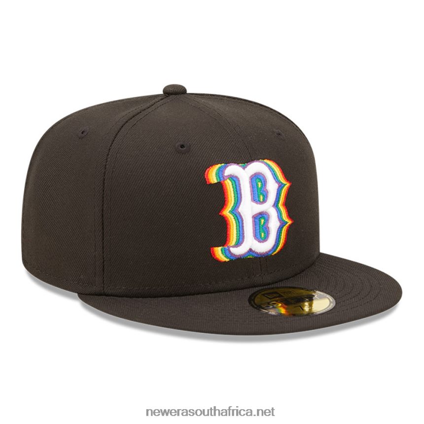 Boston Red Sox MLB Prismatic Black 59FIFTY Fitted Cap New Era TRBRBN1324