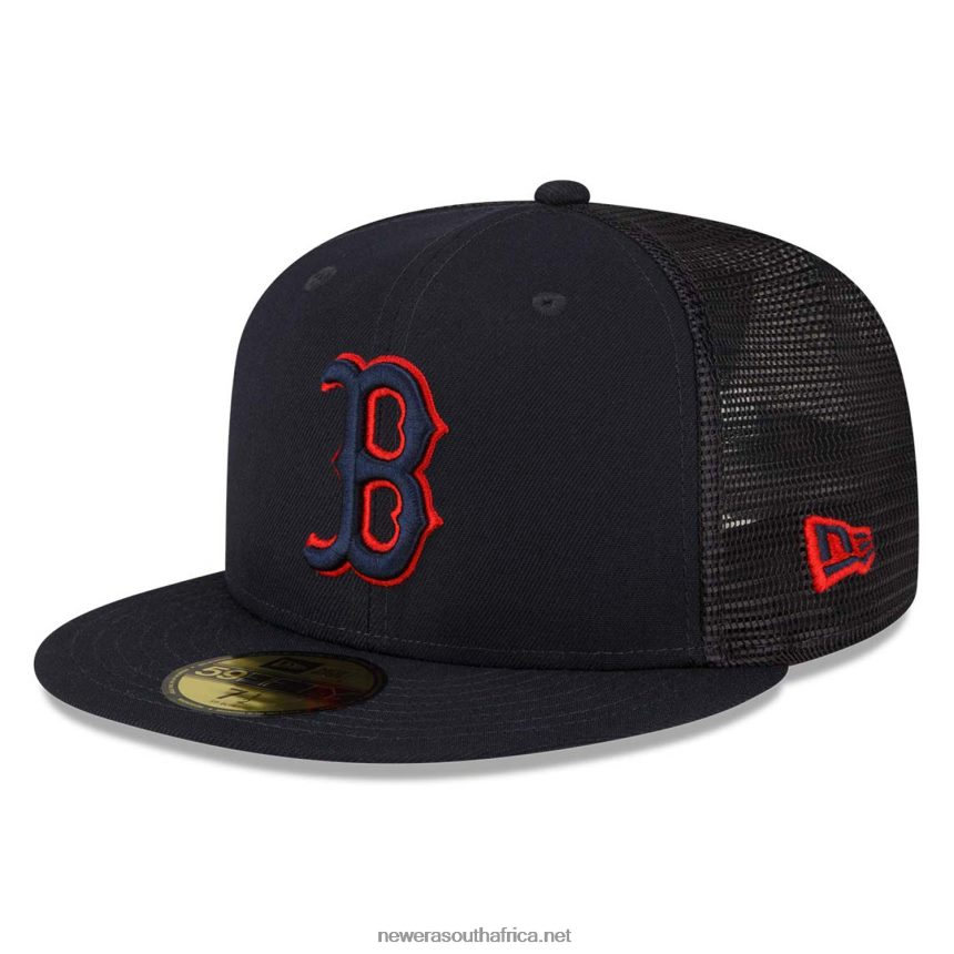 Boston Red Sox MLB Spring Training Blue 59FIFTY Fitted Cap New Era TRBRBN686