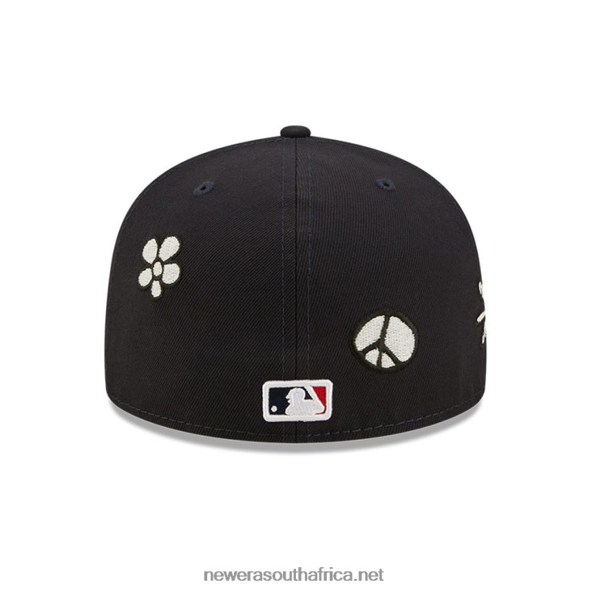 Boston Red Sox MLB Sunlight Pop Navy 59FIFTY Cap New Era TRBRBN239