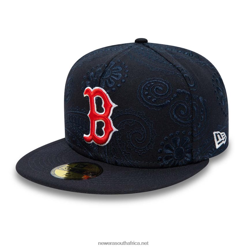 Boston Red Sox MLB Swirl Blue 59FIFTY Fitted Cap New Era TRBRBN465