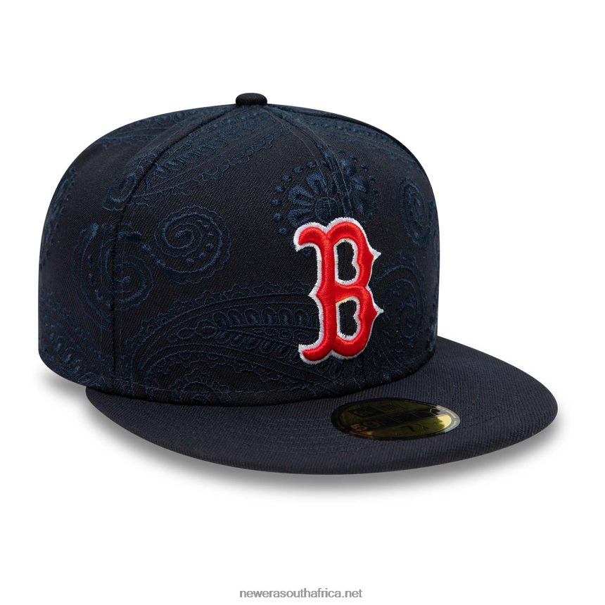 Boston Red Sox MLB Swirl Blue 59FIFTY Fitted Cap New Era TRBRBN465