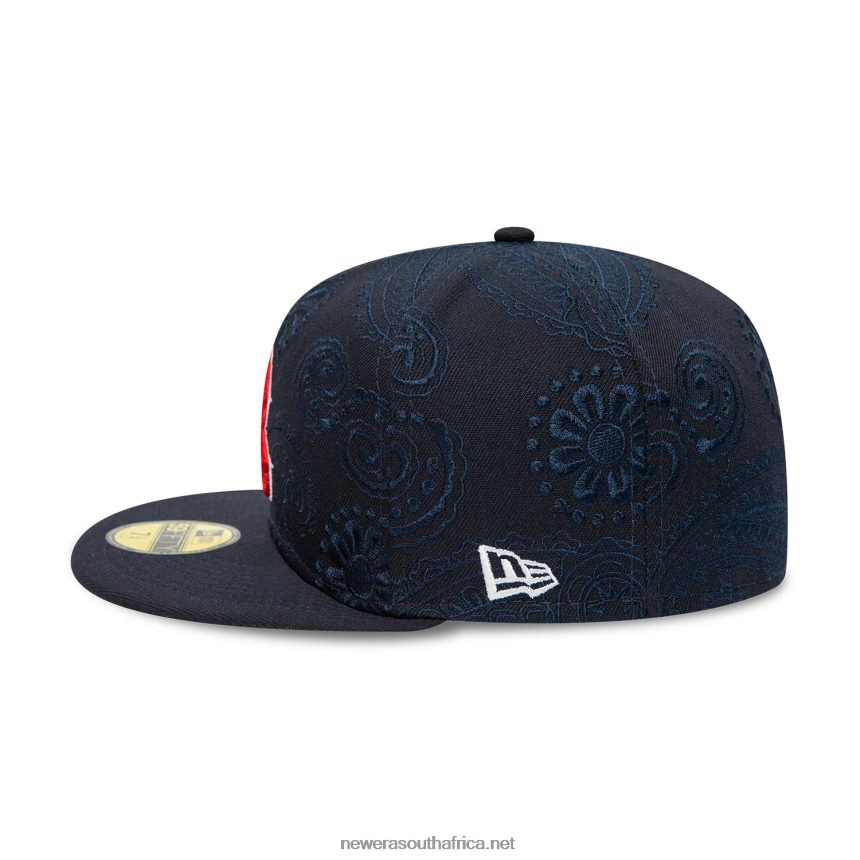 Boston Red Sox MLB Swirl Blue 59FIFTY Fitted Cap New Era TRBRBN465