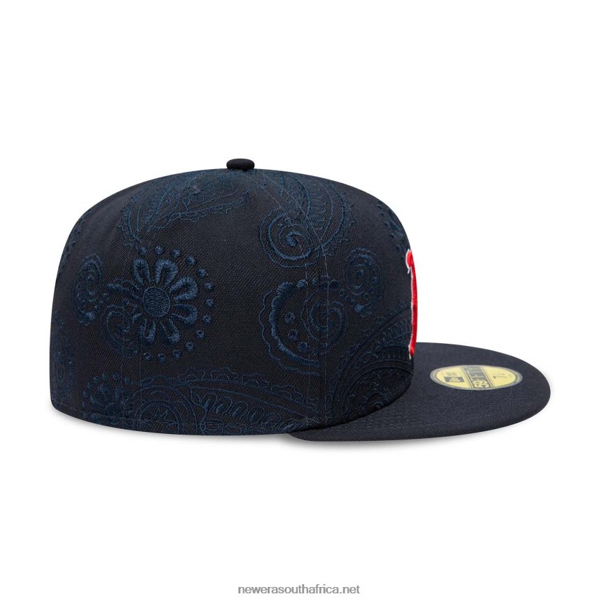 Boston Red Sox MLB Swirl Blue 59FIFTY Fitted Cap New Era TRBRBN465