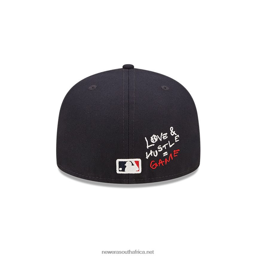 Boston Red Sox MLB Team Heart Navy 59FIFTY Fitted Cap New Era TRBRBN1012