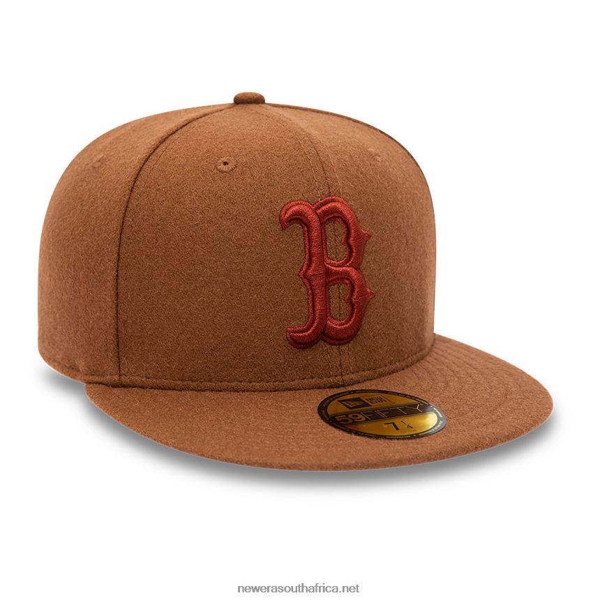 Boston Red Sox Melton Brown 59FIFTY Fitted Cap New Era TRBRBN1295