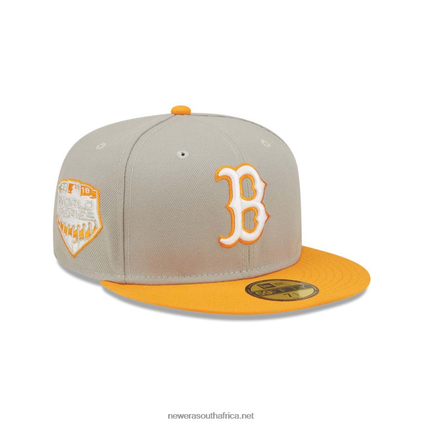 Boston Red Sox Orange Soda Grey 59FIFTY Fitted Cap New Era TRBRBN930