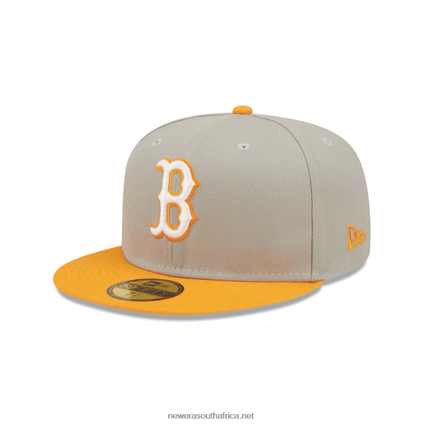 Boston Red Sox Orange Soda Grey 59FIFTY Fitted Cap New Era TRBRBN930