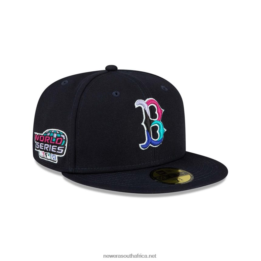 Boston Red Sox Polarlights Navy 59FIFTY Fitted Cap New Era TRBRBN204