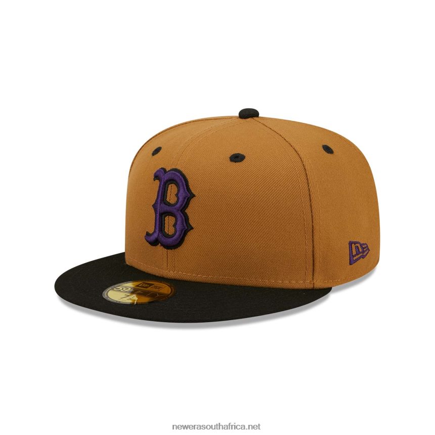 Boston Red Sox Purple Wheat 59FIFTY Fitted Cap New Era TRBRBN202