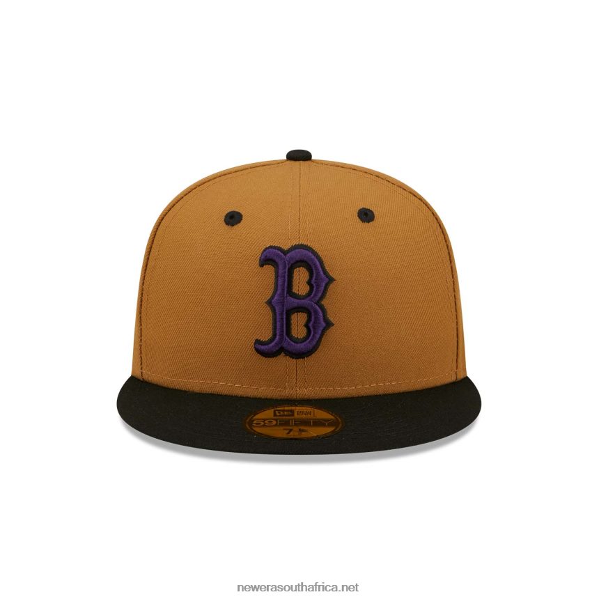 Boston Red Sox Purple Wheat 59FIFTY Fitted Cap New Era TRBRBN202