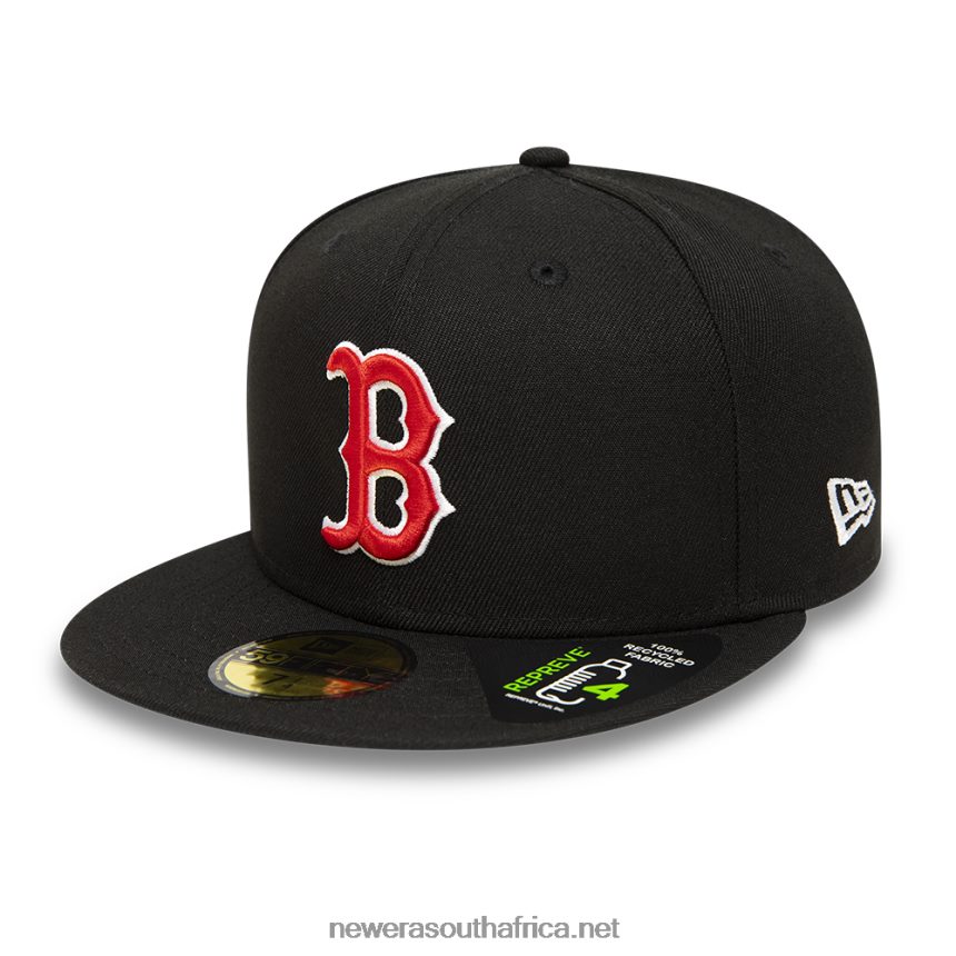 Boston Red Sox Repreve Black 59FIFTY Cap New Era TRBRBN879
