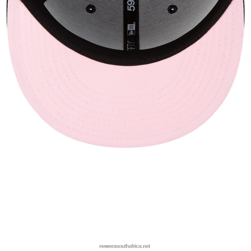 Boston Red Sox Side Patch Bloom Navy 59FIFTY Fitted Cap New Era TRBRBN960